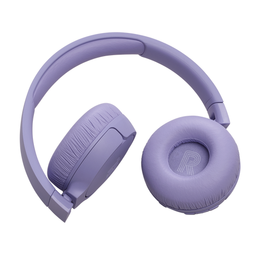 JBL Tune 670NC - Purple - Adaptive Noise Cancelling Wireless On-Ear Headphones - Detailshot 3